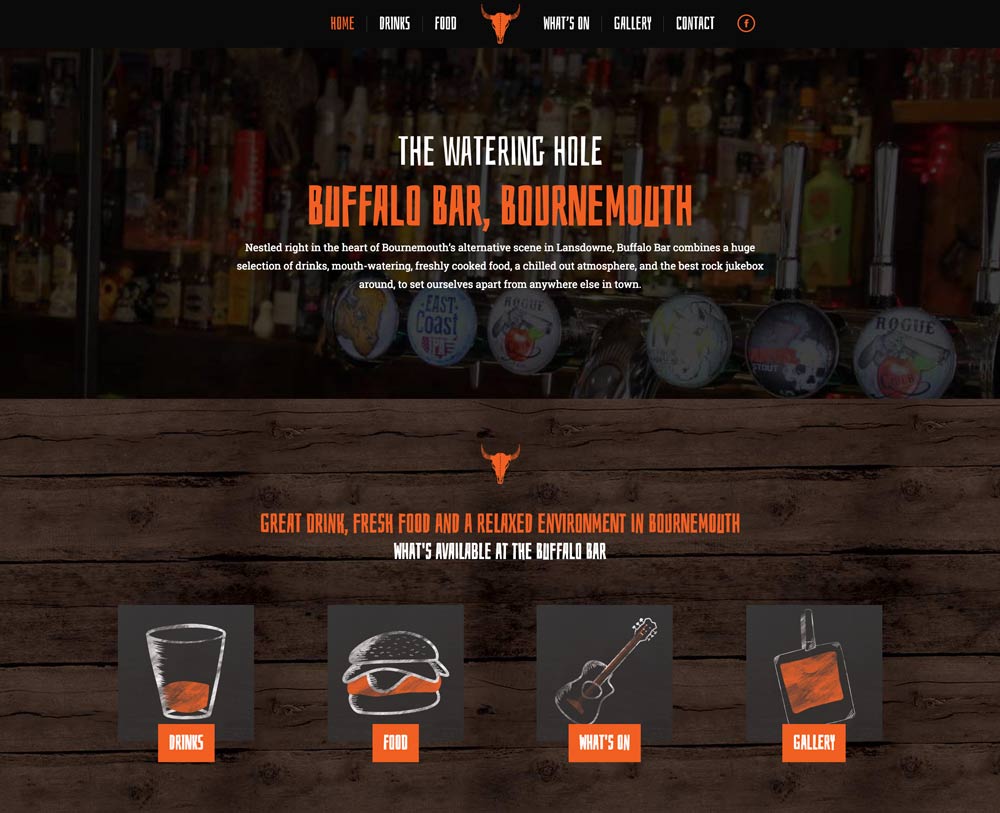 Buffalo Bar homepage