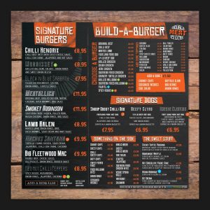 Buffalo Bar menu